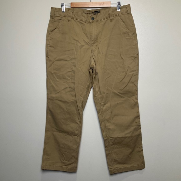 Carhartt Other - Carhartt Rugged Flex Rigby Relaxed Fit Work Pants Tan Khaki 38x30